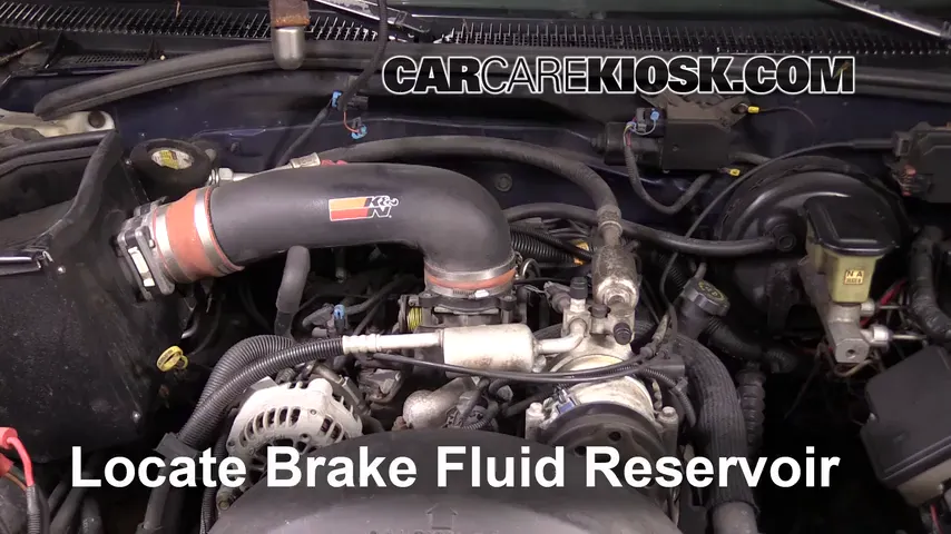 1997 Chevrolet Tahoe 5.7L V8 Brake Fluid Add Fluid